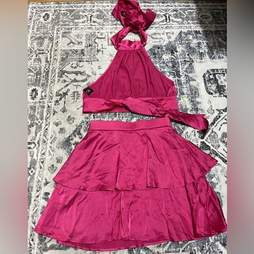 REVOLVE Pink Skirt Set - Picture 5 of 9